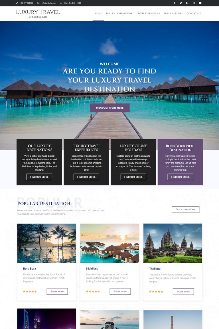 Luxury Travel by Coddiwomple